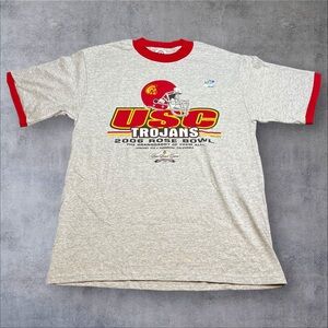 2006 USC Trojans Rose Bowl  Gray T-Shirt NWOT MEDIUM